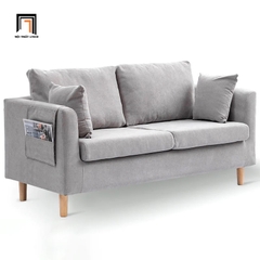 G1 Bộ ghế sofa phối màu nỉ đẹp KT81 Kiddy cho phòng khách nhỏ