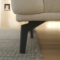 F2 Set ghế sofa phòng khách hiện đại KT32 Orren vải nỉ màu kem