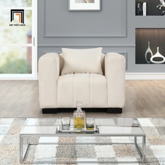K2 Bộ ghế sofa phòng khách đẹp KT121 Peggy màu trắng kem