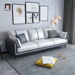 D1 Ghế sofa băng sang trọng BT188 Sken 2m1 phối màu da giả