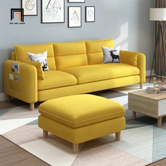 A5 Bộ ghế sofa băng kèm đôn vuông BT197 Colton 2m1 cho phòng khách