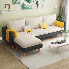 C5 Set ghế sofa góc vải nỉ màu vàng GT152 Taylor 2m2 x 1m6 giá rẻ
