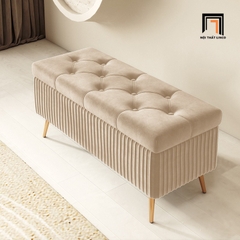 G1 Ghế sofa đôn chữ nhật dài 1m2 SB22 Toltek vải nhung sang trọng