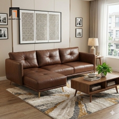 B1 Ghế sofa băng da sang trọng BT96 Foia 2m cho chung cư