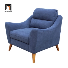 C3 Ghế sofa đơn vải nỉ xanh dương DT60 Gano cho văn phòng nhỏ