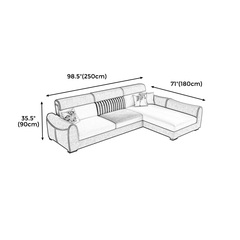 I2 Bộ ghế sofa phòng khách bọc vải KT7 Hady phối màu hiện đại
