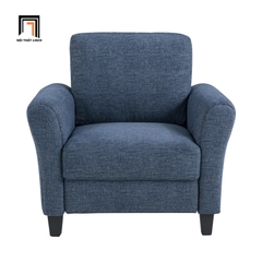 J1 Ghế sofa đơn xanh đậm vải bố nỉ DT100 Arsaluis giá rẻ cho căn hộ