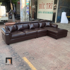 D1 Large L-shaped sofa 3m x 1.6m GT275 Bruin brown leather