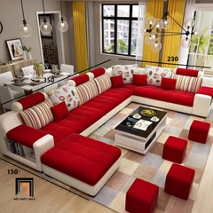 G1 Bộ Sofa U UT22 Bronson 3m5 Thiết Kế Đẹp, Hiện Đại