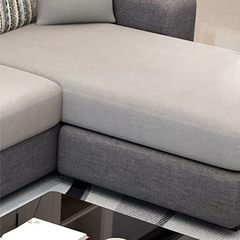 B1 Bộ ghế sofa góc chữ U đẹp GT123 Arian 3m45 phòng khách gia đình
