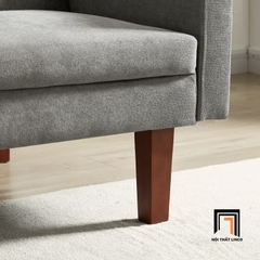 I3 Ghế sofa giường nằm vải nỉ xám tro GB30 Malack 2m cho phòng khách
