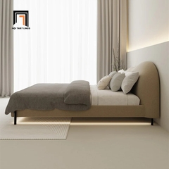 Giường ngủ vải nhung nỉ đẹp GN52 Jalyn 1m6 x 2m giá rẻ