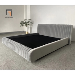 Giường bọc nệm cho phòng ngủ lớn GN56 Isley sang trọng