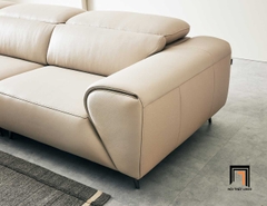 D1 Ghế sofa băng sang trọng BHQ42 Ponzo 2m5 da chống mực