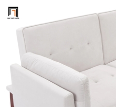 I2 Bộ ghế sofa giường đa năng GB53 Armisen 2m kèm đôn nhỏ vải nhung