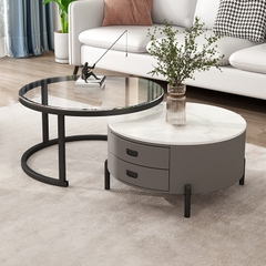 G1 Cặp bàn sofa đôi xinh xắn BSF3 Como cho căn hộ chung cư