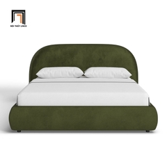 Giường ngủ xinh xắn cho chung cư GN63 Sadarius vải nhung