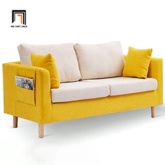G1 Bộ ghế sofa phối màu nỉ đẹp KT81 Kiddy cho phòng khách nhỏ