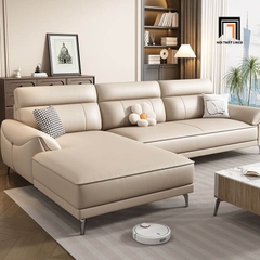 A6 Ghế sofa băng da 2m4 cao cấp BT116 Tazrou phòng khách đẹp