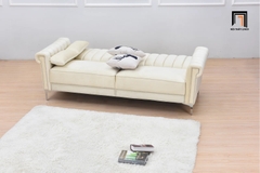 H1 Ghế sofa giường đa năng GB26 Ermera dài 2m trắng kem