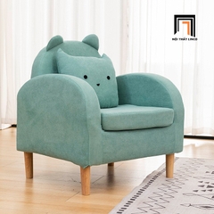 B1 Ghế sofa đơn giá rẻ DT119 Takachu màu xanh ngọc nổi bật