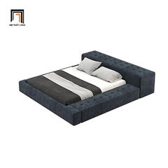 Giường ngủ 1m8-2m cho không gian lớn GN59 Adeline da giả
