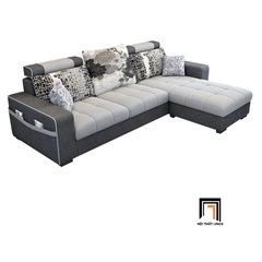 D3 Bộ ghế sofa góc L sang trọng GT137 Hugo 2m4 x 1m6 phòng khách