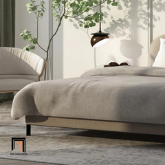 Giường ngủ vải nhung nỉ đẹp GN52 Jalyn 1m6 x 2m giá rẻ