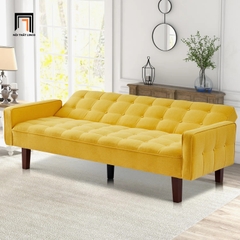 F5 Ghế sofa giường xinh xắn GB33 Montevia dài 2m màu vàng chanh