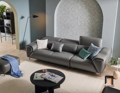 D1 Ghế sofa băng sang trọng BHQ42 Ponzo 2m5 da chống mực