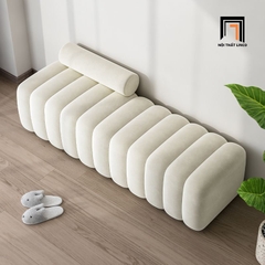 U3 Ghế sofa đôn SB13 Ozora bọc vải nhung mềm mại, êm ái