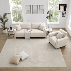 B3 Bộ sofa KT178 Iceola cho phòng khách chung cư nhỏ đẹp