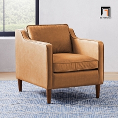 B3 Sofa đơn da công nghiệp DT19 Hamilton phòng khách sang trọng