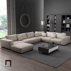 G2 Bộ Sofa U UT23 Paulina 3m Xám Đen Sang Trọng Hiện Đại