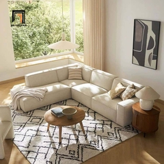 E1 Sofa sectional 2m5 x 2m GT271 Cary with beige fabric