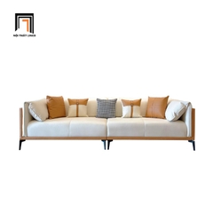 D2 Ghế sofa băng sang trọng BT301 Morelia 2m4 da Pu cho gia đình