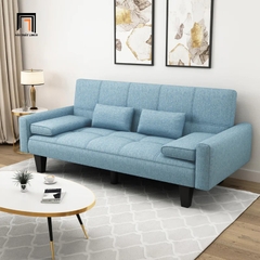 F2 Sofa giường xinh xắn màu hồng phấn GB59 Sheridan 1m9 vải nỉ mềm