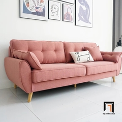 G3 Set ghế sofa gia đình nhỏ KT77 Dropy vải nỉ nhung mềm màu be