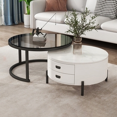 G1 Cặp bàn sofa đôi xinh xắn BSF3 Como cho căn hộ chung cư
