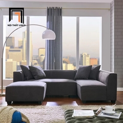 D5 Bộ ghế sofa góc chữ U phòng khách GT3 Kingee 2m5 x 1m6 giá rẻ