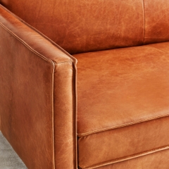 C5 Sofa bed bật giường GB14 Axel dài 2m bọc da kiểu dáng hiện đại