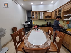 Set bàn ăn hình oval cao cấp GF24-BAD6-G315-B358 6 ghế