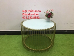 Q1 Bàn sofa phòng khách kính cường lực 60 x 45 cho gia đình nhỏ