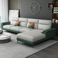 G4 Bộ sofa U da giả UT84 Yangchu 3m1 sang trọng hiện đại