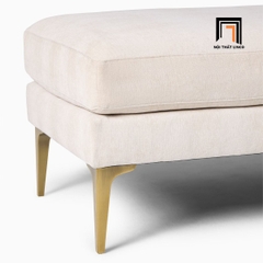 Q3 Ghế đôn sofa chữ nhật SB2 Andes xám nỉ đẹp cho căn hộ