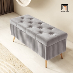 G1 Ghế sofa đôn chữ nhật dài 1m2 SB22 Toltek vải nhung sang trọng
