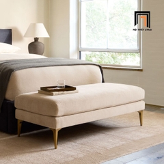 Q3 Ghế đôn sofa chữ nhật SB2 Andes xám nỉ đẹp cho căn hộ