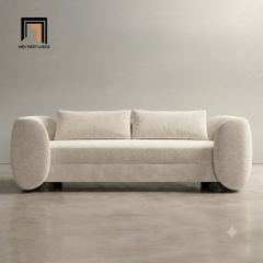 E1 Ghế sofa dài 1m4 SB38 Tioge bọc vải mềm cao cấp, bền đẹp