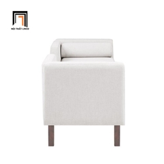 M1 Sofa băng chờ SB33 Hon nỉ cao cấp tông xám trắng hiện đại