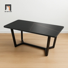 F2 Bàn trà chữ nhật mặt đá đen BTPK21 Peralta 1m x 50 cho chung cư